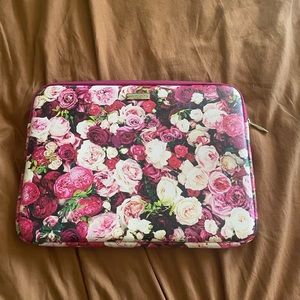 kate spade rose and peony 13” laptop case